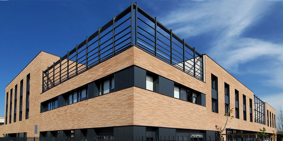 EHPAD Las Planes à Colomiers (31) - JDR architecture (31) - Kaufman & Broad (31) - 2800 m² de briques BlocStar AmR70