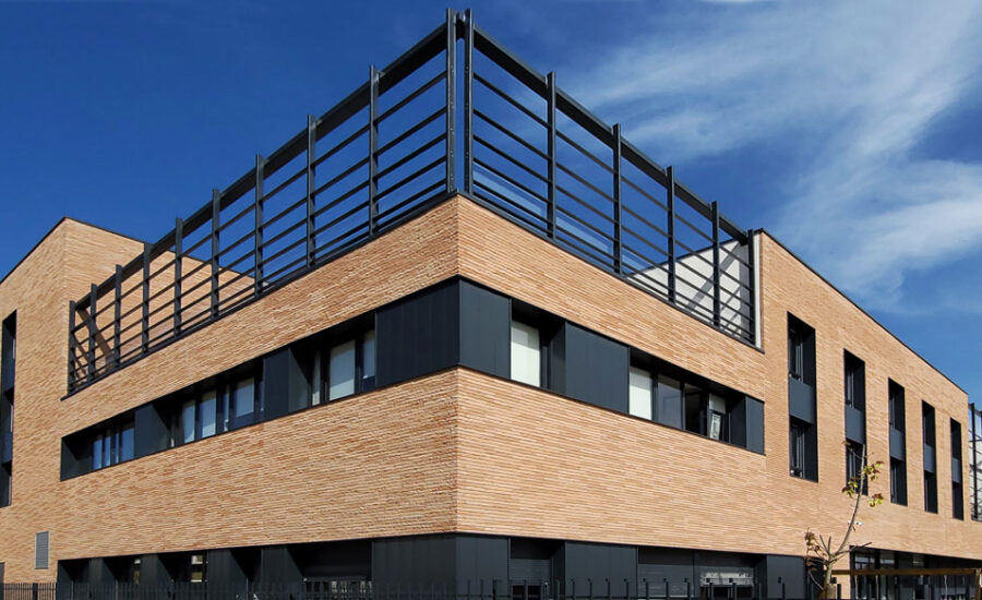 EHPAD Las Planes à Colomiers (31) - JDR architecture (31) - Kaufman & Broad (31) - 2800 m² de briques BlocStar AmR70